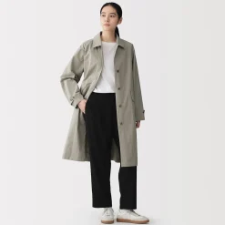 Manteau à col montant déperlant pour femme