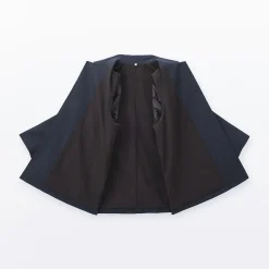 Manteau à col montant déperlant en sergé de coton pour femme