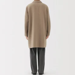 Manteau Chesterfield en mélange de laine mérinos pour homme