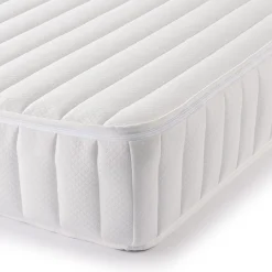 Matelas double à ressorts ensachés haute densité, facile à retourner