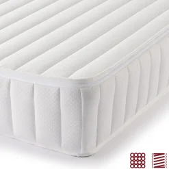 Matelas super king à ressorts ensachés standard avec support ferme