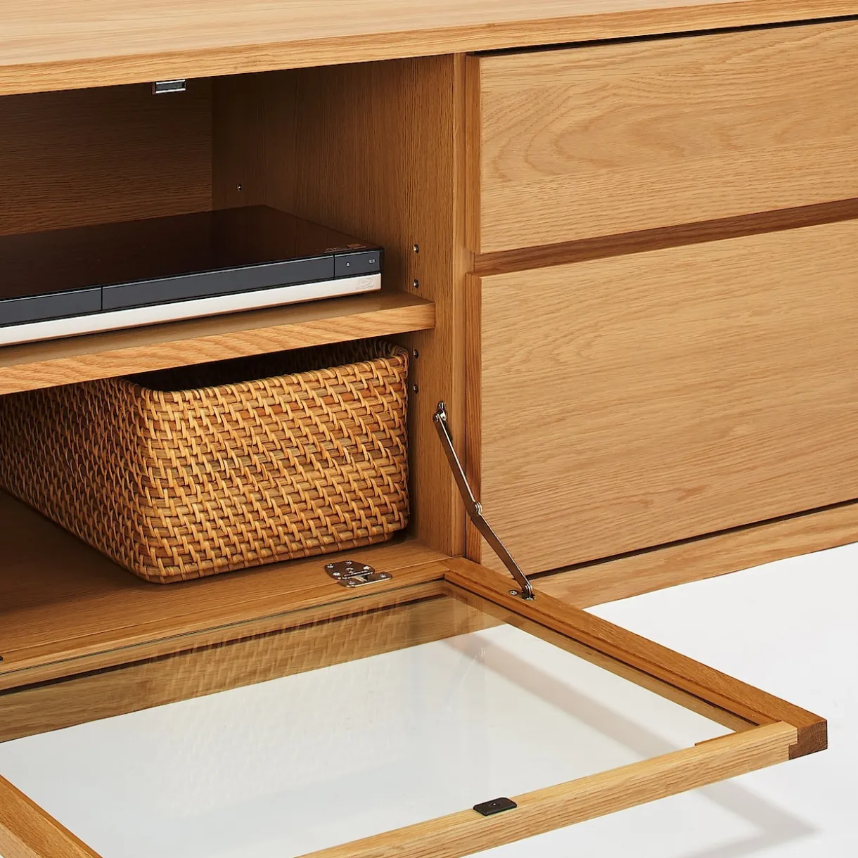 Meuble TV en noyer ‐ Moyen