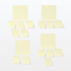 Notes adhésives carrées à carreaux 5mm