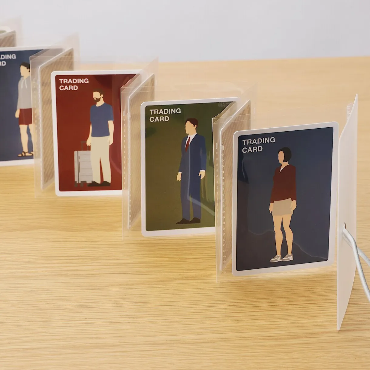 Organiseur de fiches autoportant