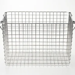 Panier en fil d'acier inoxydable L37X P26X H24cm