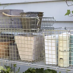 Panier en fil d'acier inoxydable L37X P26 XH8 cm