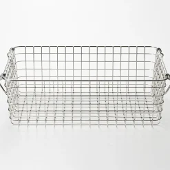 Panier en fil d'acier inoxydable L37X P26X H12cm