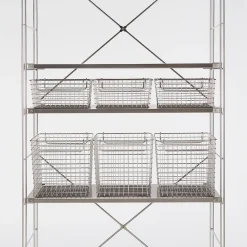 Panier en fil d'acier inoxydable L37X P26X H12cm