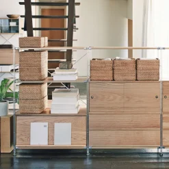 Panier en rotin S L26xP36xH12cm