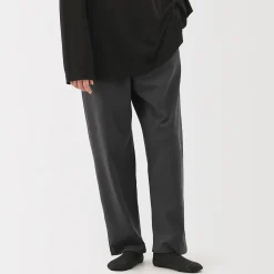 Pantalon à cordon en coton lisse unisexe