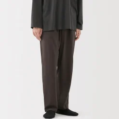 Pantalon à cordon en coton lisse unisexe