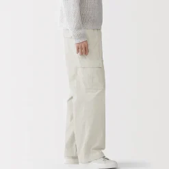 Pantalon cargo à coupe Easy Fit en toile de coton léger pour homme