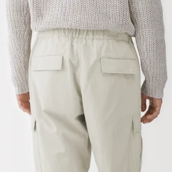 Pantalon cargo à coupe Easy Fit en toile de coton léger pour homme