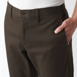 Pantalon Chino en coton stretch coupe slim homme ‐ Longueur 82cm