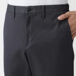 Pantalon Chino en coton stretch coupe slim pour homme