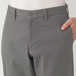 Pantalon Chino en coton stretch coupe slim pour homme