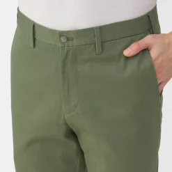 Pantalon Chino en coton stretch coupe slim pour homme