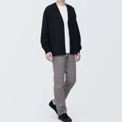 Pantalon Chino en coton stretch coupe slim pour homme