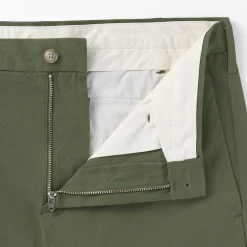 Pantalon Chino long en coton stretch coupe slim pour homme