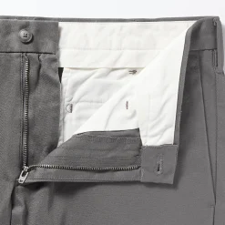 Pantalon Chino long en coton stretch coupe slim pour homme