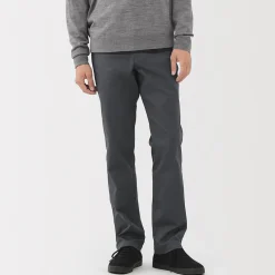 Pantalon Chino long en coton stretch coupe slim pour homme