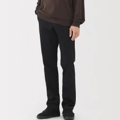 Pantalon Chino long en coton stretch coupe slim pour homme