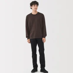 Pantalon Chino long en coton stretch coupe slim pour homme