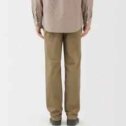 Pantalon Chino long en coton stretch coupe slim pour homme