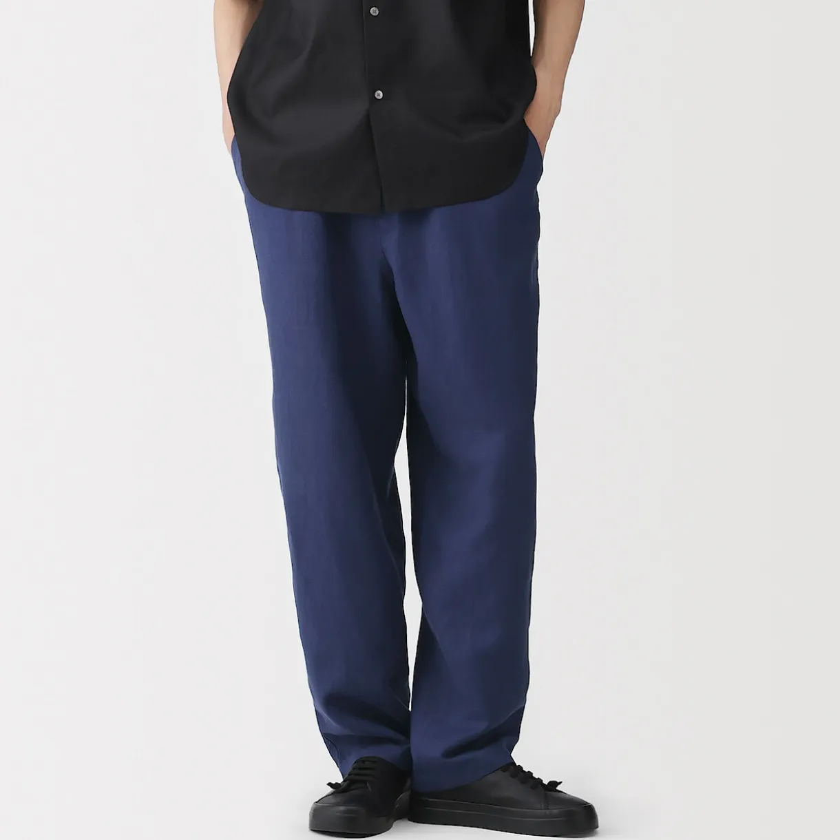 Pantalon confortable en lin et lyocell pour homme