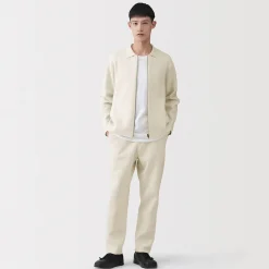 Pantalon confortable en maille côtelée Milano de coton pour homme