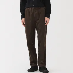 Pantalon confortable en velours côtelé pour homme