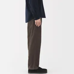 Pantalon confortable en velours côtelé pour homme