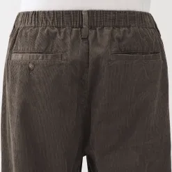 Pantalon confortable en velours côtelé pour homme