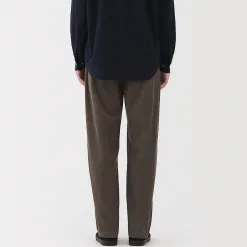 Pantalon confortable en velours côtelé pour homme