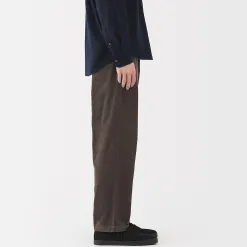 Pantalon confortable en velours côtelé pour homme