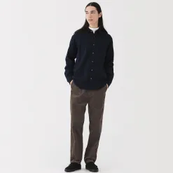 Pantalon confortable en velours côtelé pour homme