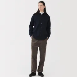 Pantalon confortable en velours côtelé pour homme