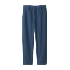 Pantalon coupe confortable en denim lavé pour homme ‐ Indigo