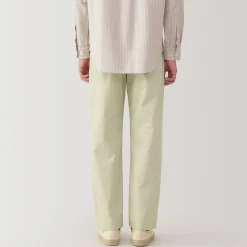 Pantalon coupe confortable en coton lavé pour homme