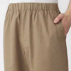 Pantalon coupe confortable en coton lavé pour homme