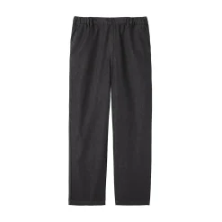 Pantalon coupe confortable en denim lavé pour homme ‐ Noir