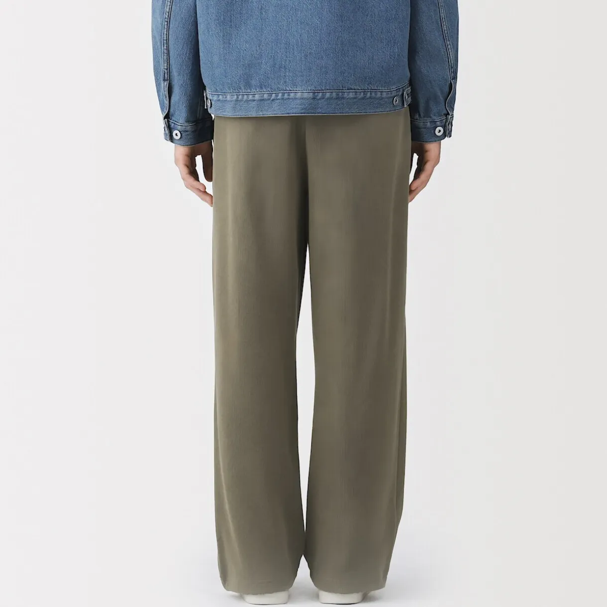 Pantalon de jogging à ourlet ouvert et à double tricot pour homme