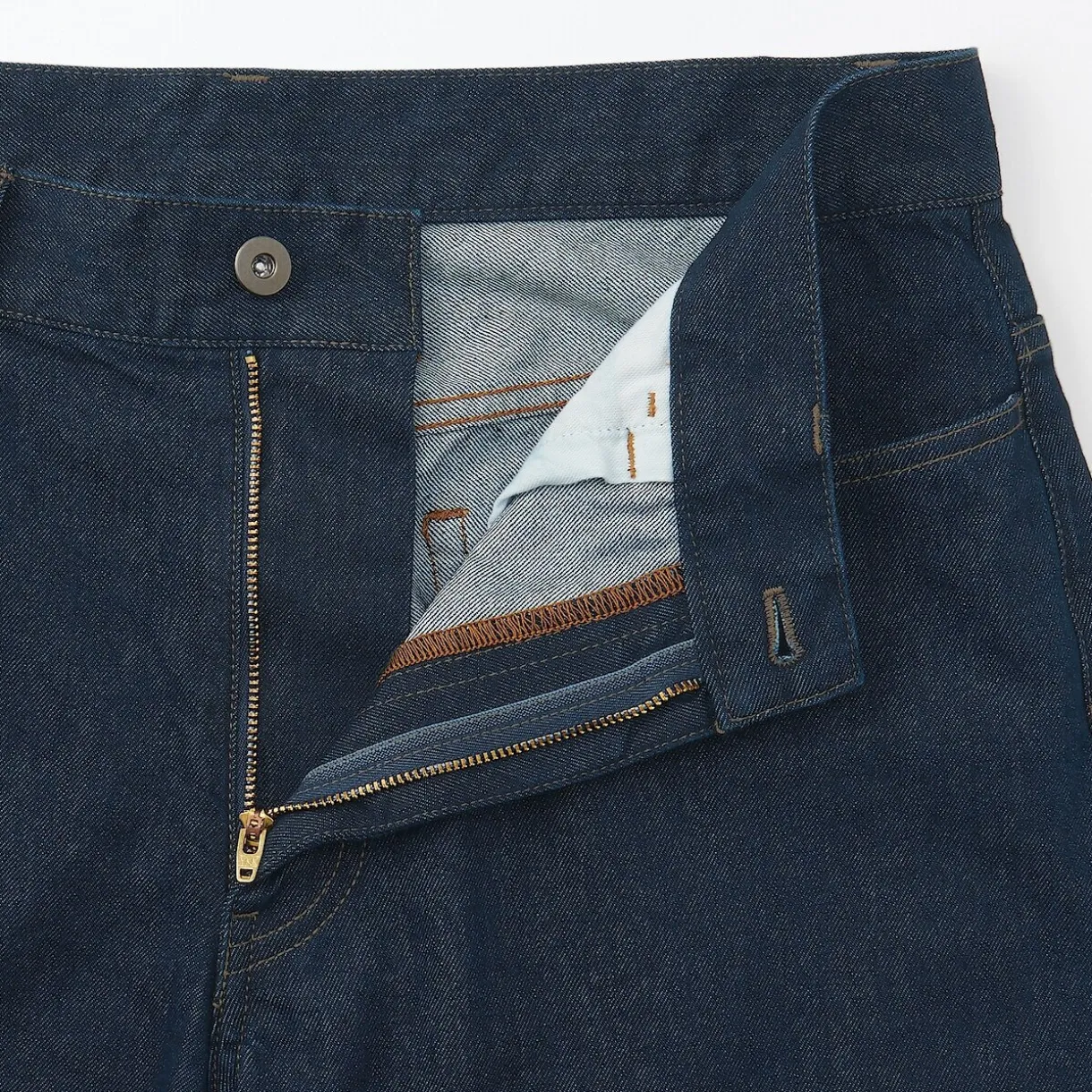 Pantalon en denim en mélange de fibres Washi pour homme