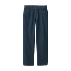 Pantalon en denim en mélange de fibres Washi pour homme
