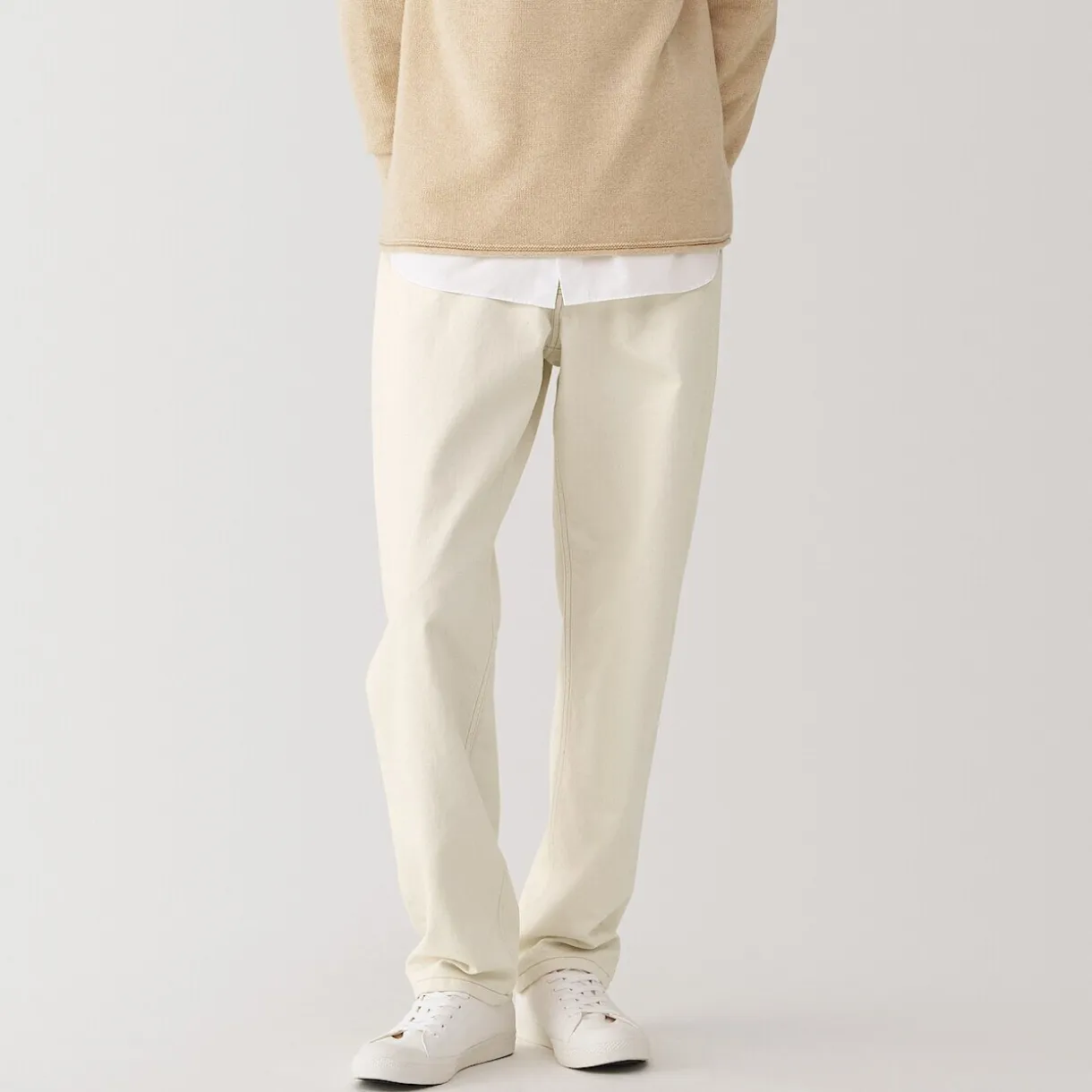 Pantalon en mélange de fibres Washi pour homme