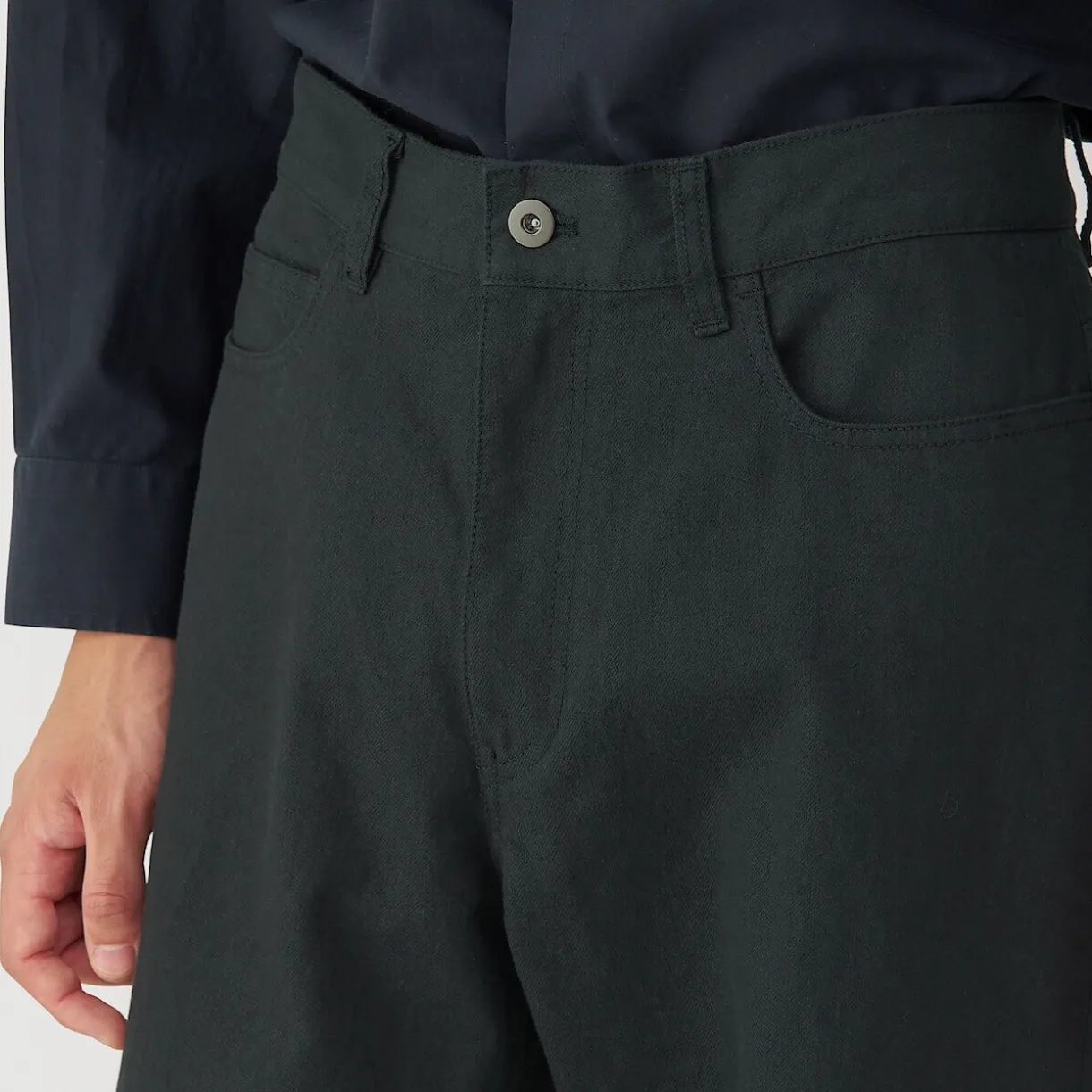 Pantalon en mélange de fibres Washi pour homme