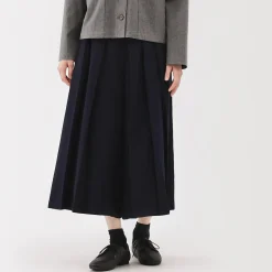 Pantalon hakama unisexe en mélange de laine brossée