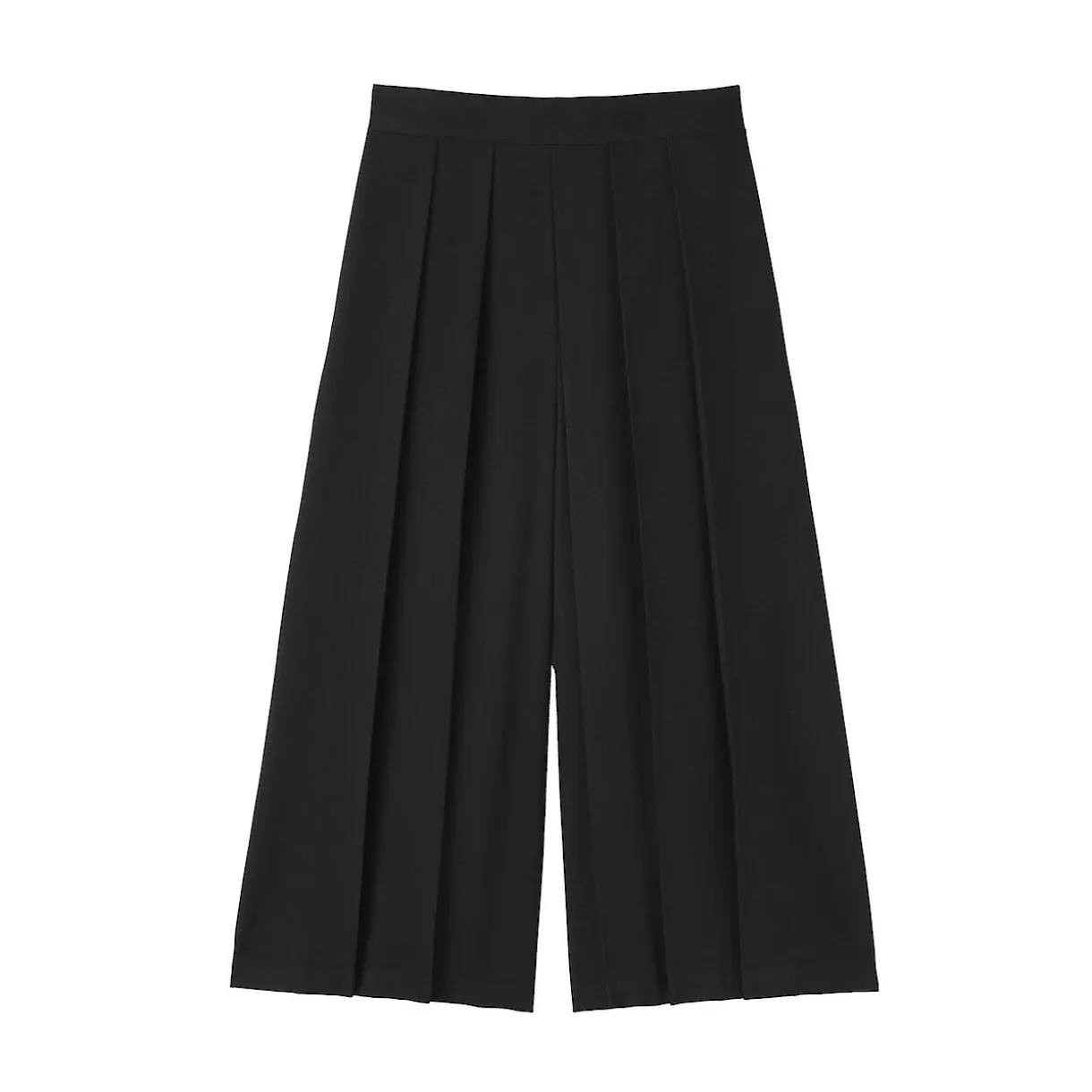 Pantalon hakama unisexe en mélange de laine brossée