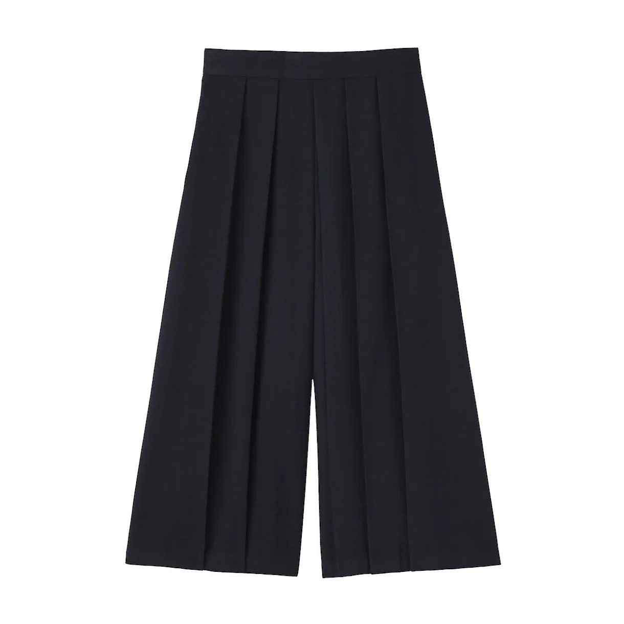 Pantalon hakama unisexe en mélange de laine brossée