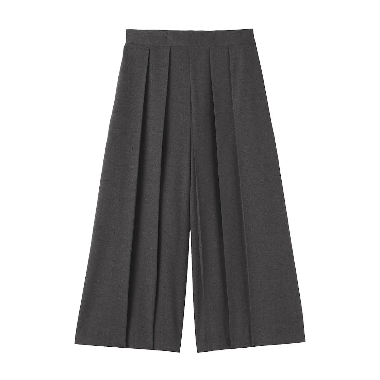 Pantalon hakama unisexe en mélange de laine brossée